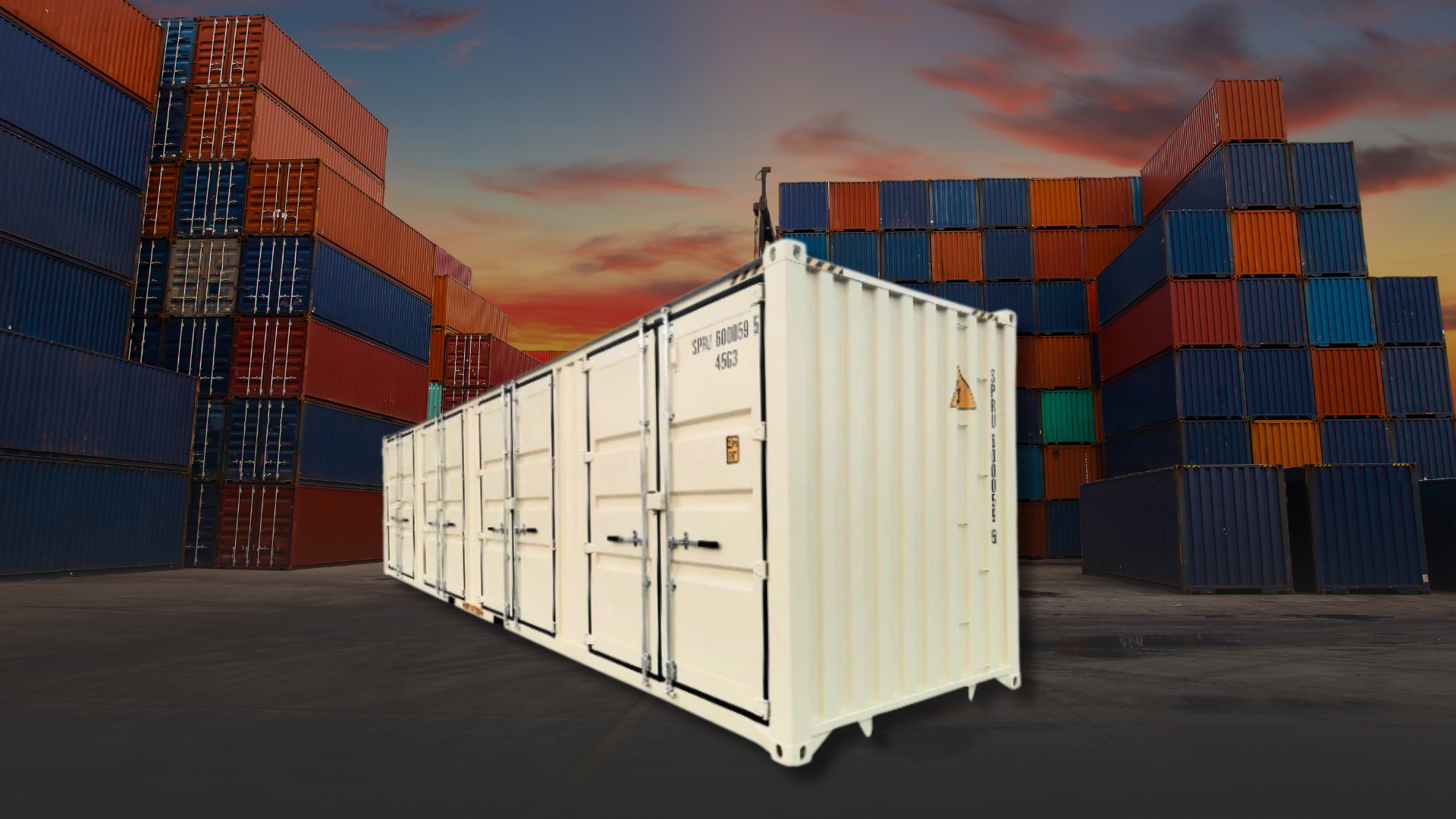 40 FT High Cube - Side Door - Image 1